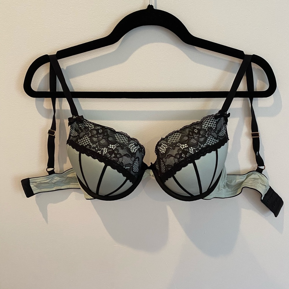 Mint Green Lacey Bra